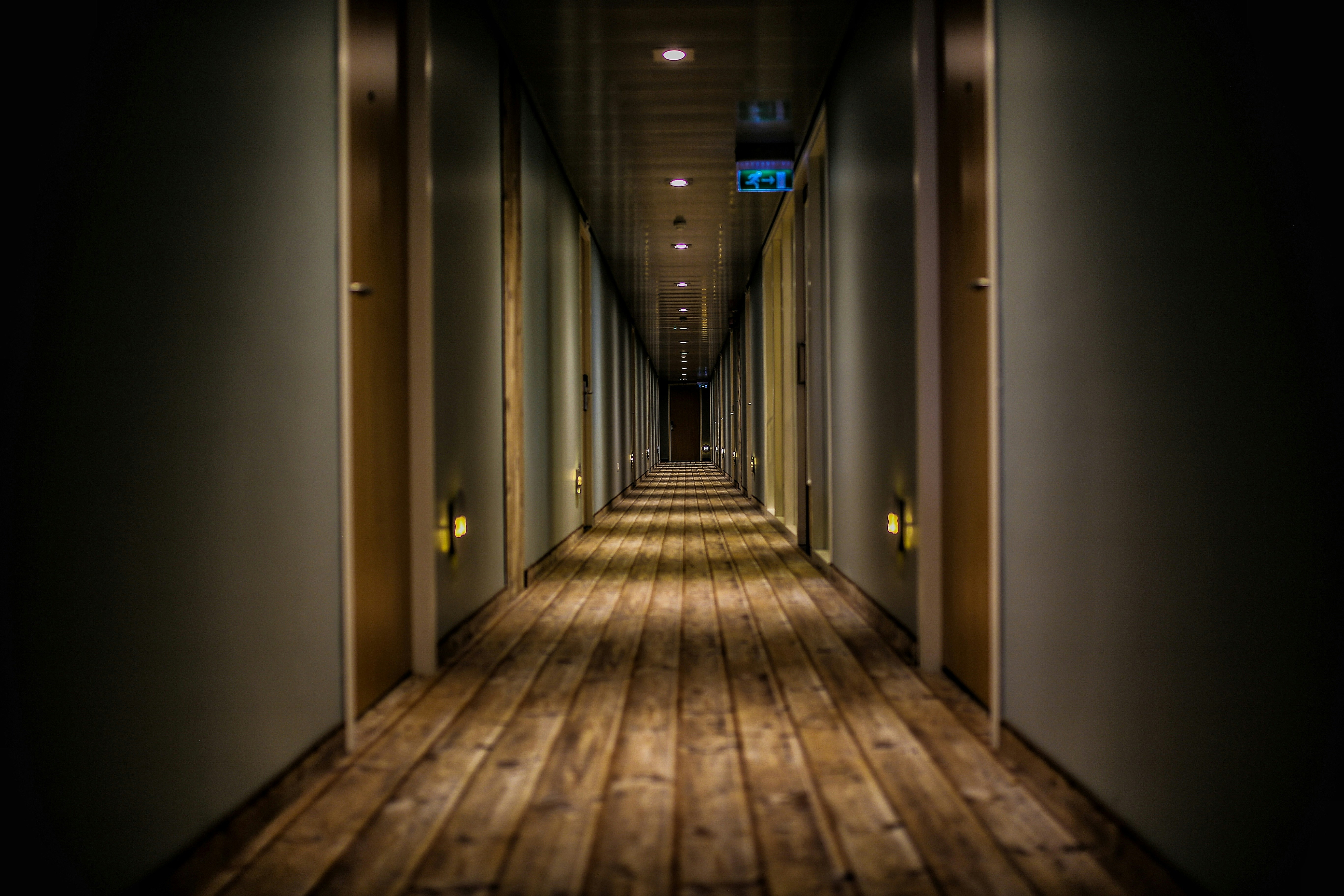 Hotel corridor